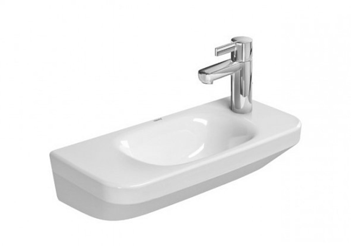 Umývátko Duravit Durastyle 50x22 cm bez otvoru pro baterii, bez přetoku 0713500000