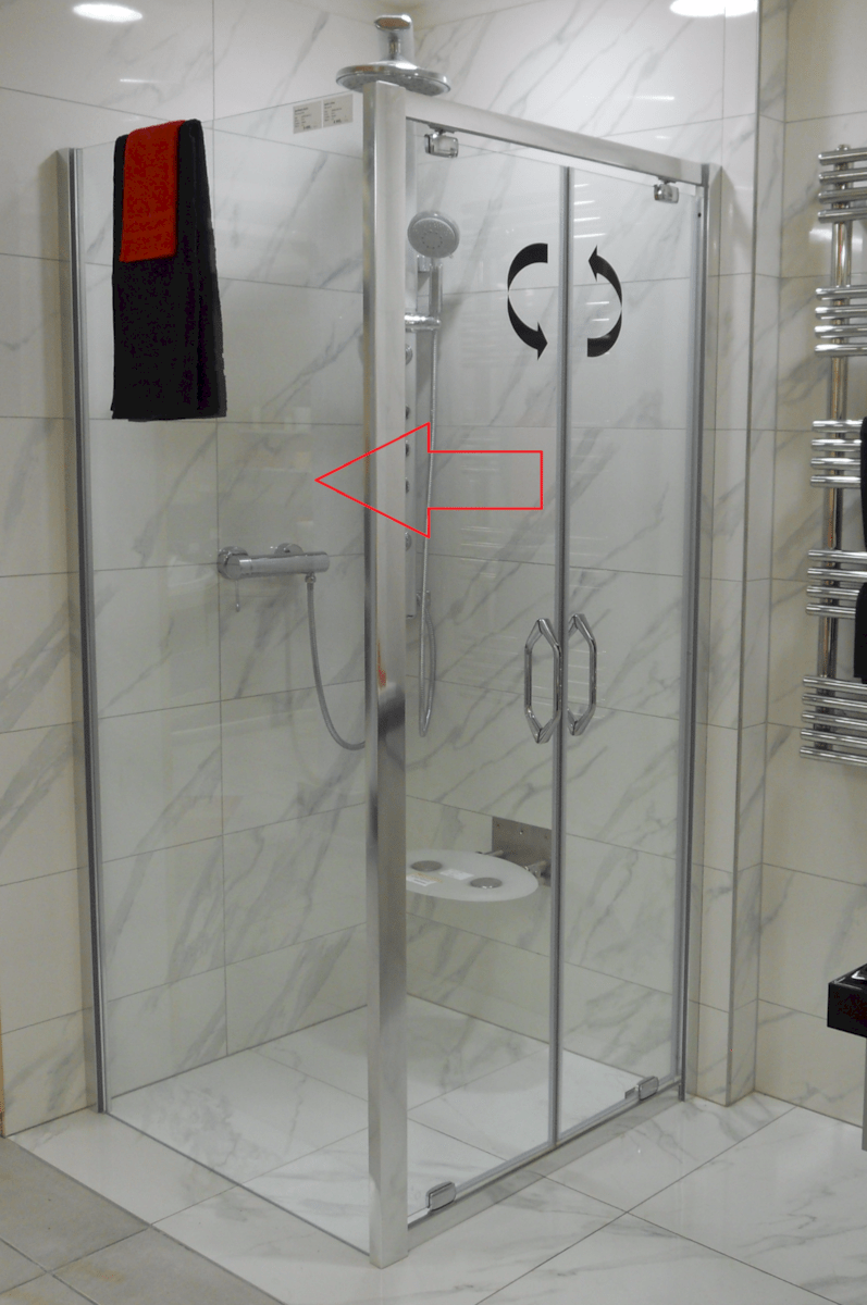 E-shop Boční zástěna ke sprchovým dveřím 90 cm Huppe Next 140505.069.322