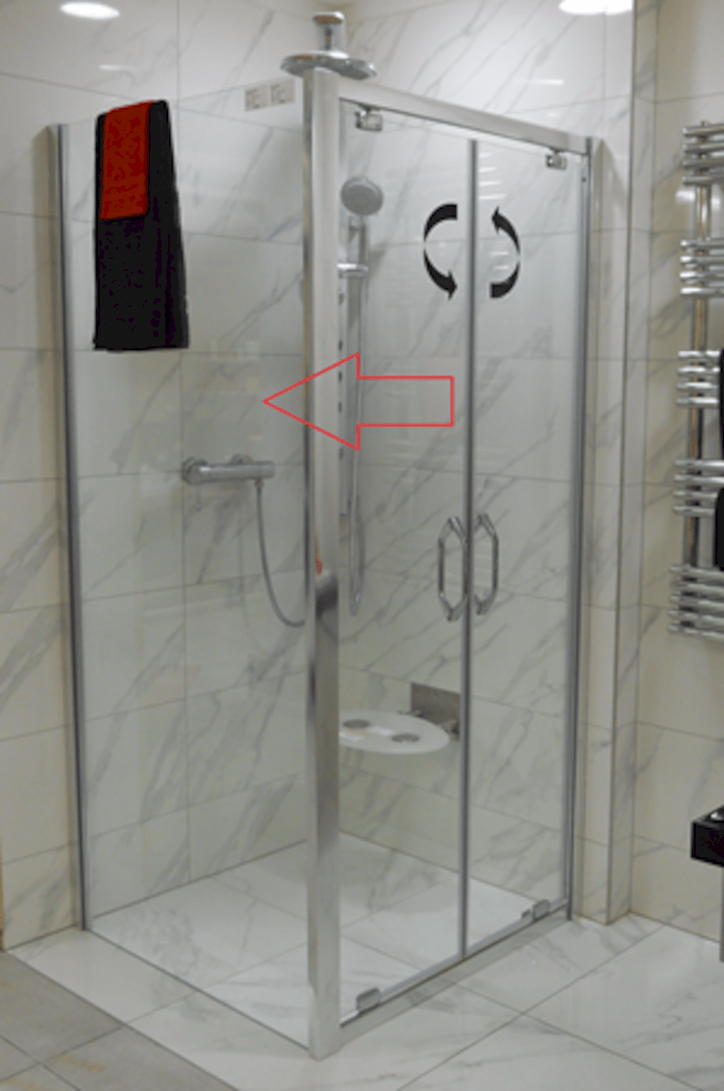 E-shop Boční zástěna ke sprchovým dveřím 100 cm Huppe Next 140507.069.322