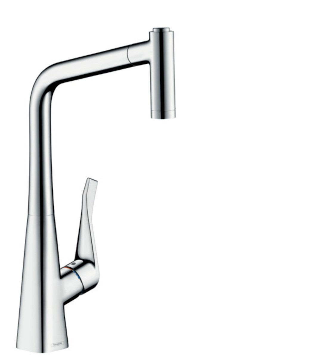 Dřezová baterie Hansgrohe Metris M71 s vytahovací sprškou chrom 14820000