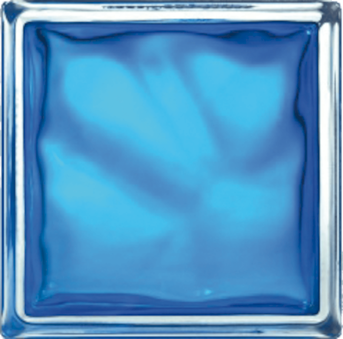 E-shop Luxfera Glassblocks blue 19x19x8 cm lesk 1908WBB