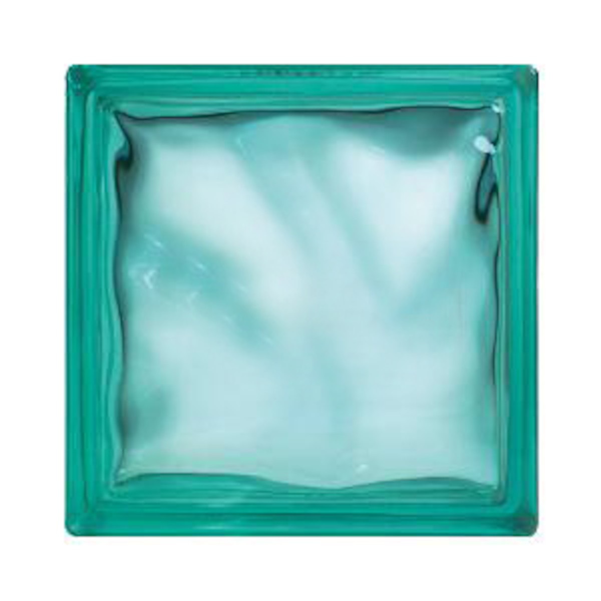 Luxfera Glassblocks turquoise 19x19x8 cm 1908WTURQUOISE