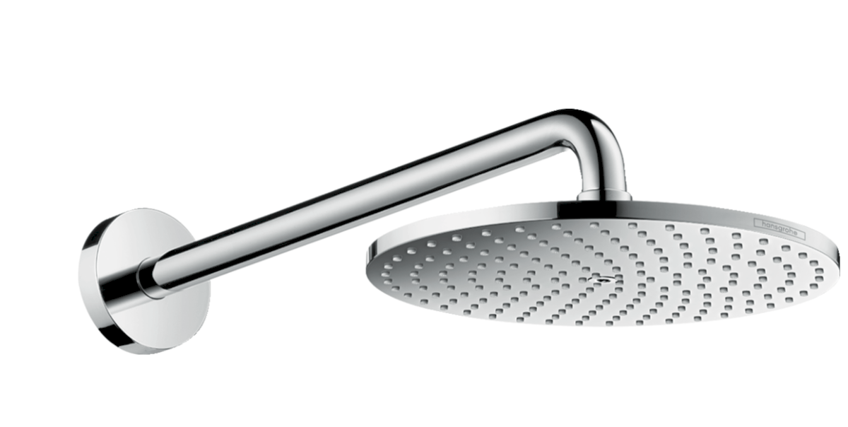 Hlavová sprcha Hansgrohe Raindance S na stěnu včetně sprchového ramena chrom 27607000