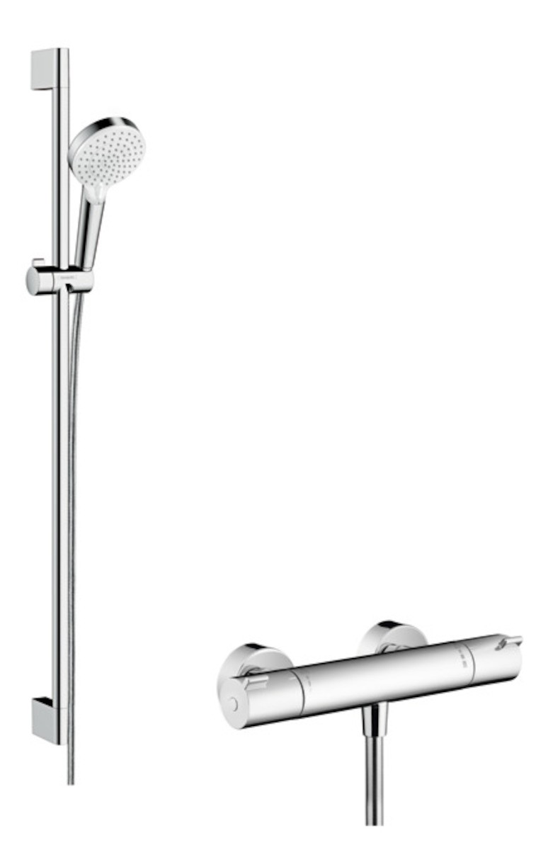 Sprchová baterie Hansgrohe Crometta se sprchovým setem 150 mm bílá/chrom 27813400