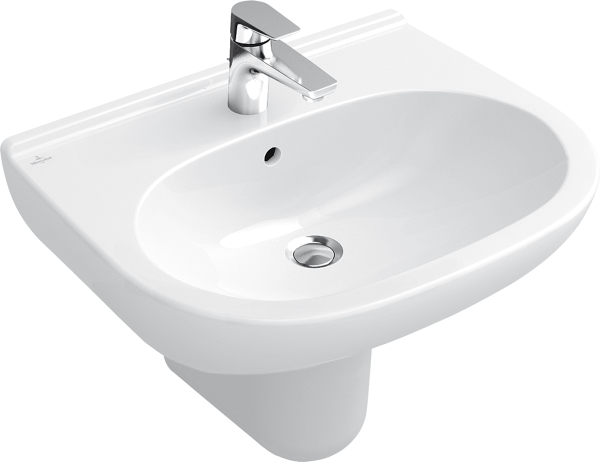 Umyvadlo Villeroy & Boch O.Novo 55x45 cm otvor pro baterii uprostřed 51605501