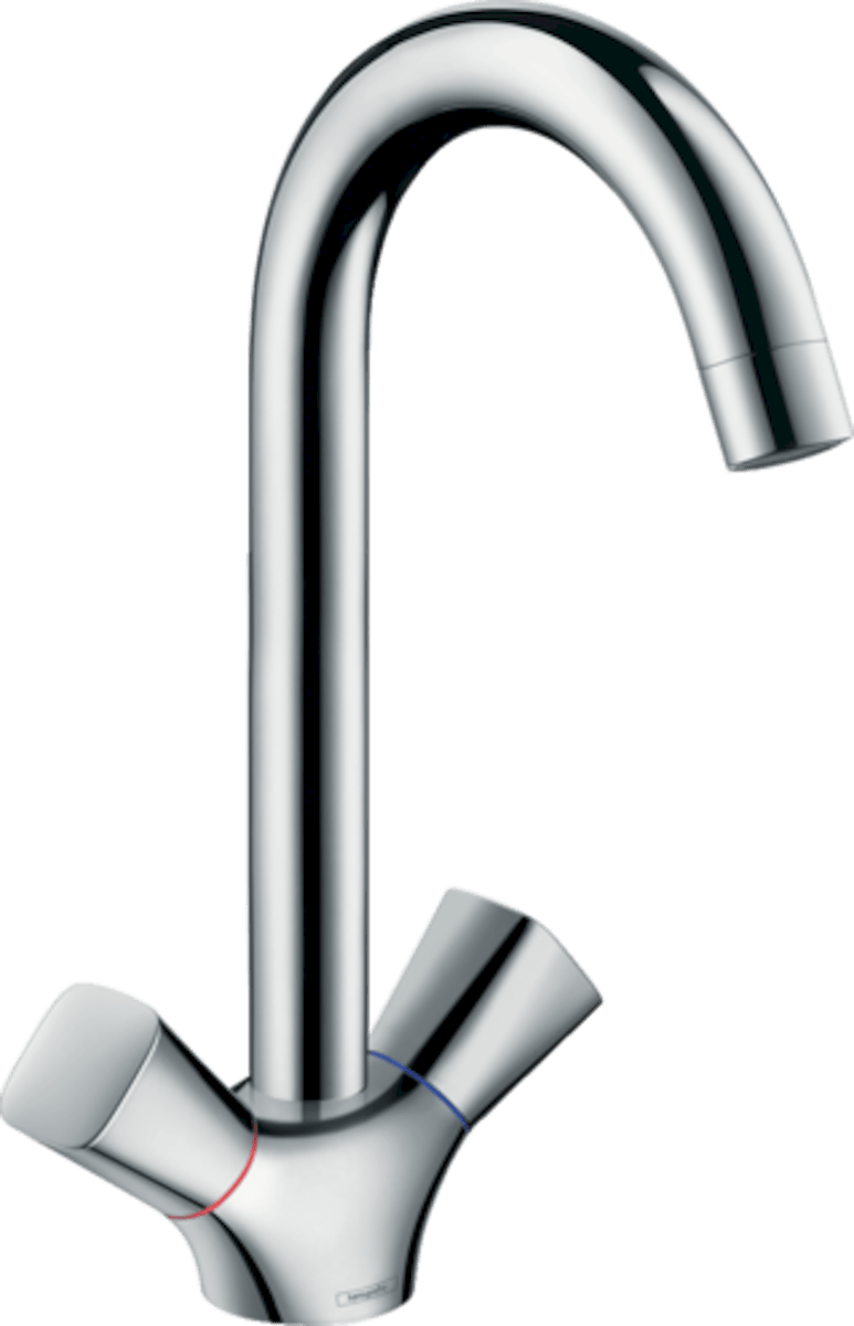 Dřezová baterie Hansgrohe Logis M31 s otočným raménkem chrom 71280000