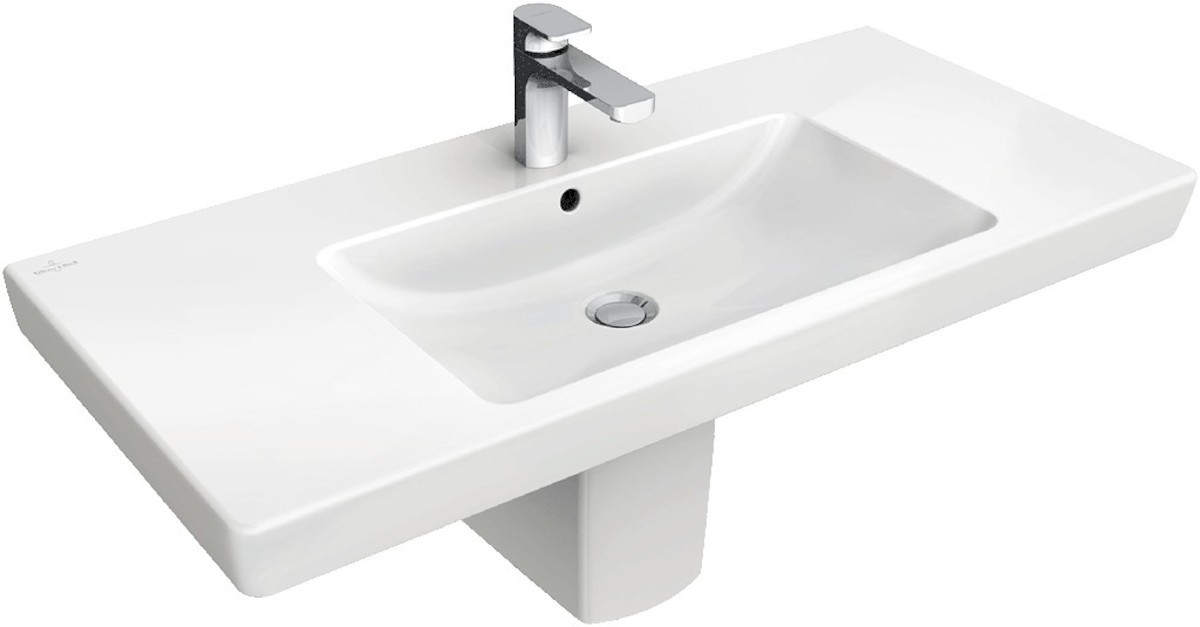 Umyvadlo Villeroy & Boch Subway 2.0 80x47 cm otvor pro baterii uprostřed 71758001