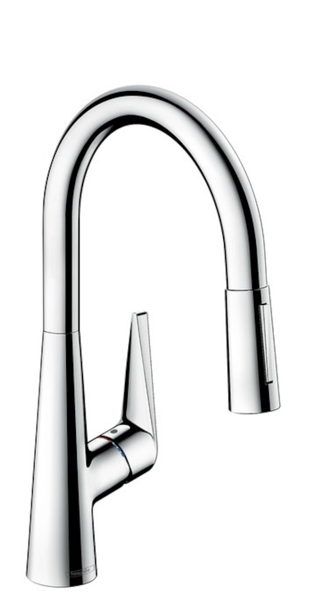 Dřezová baterie Hansgrohe Talis M51 s vytahovací sprškou, 2 proudy chrom 72813000