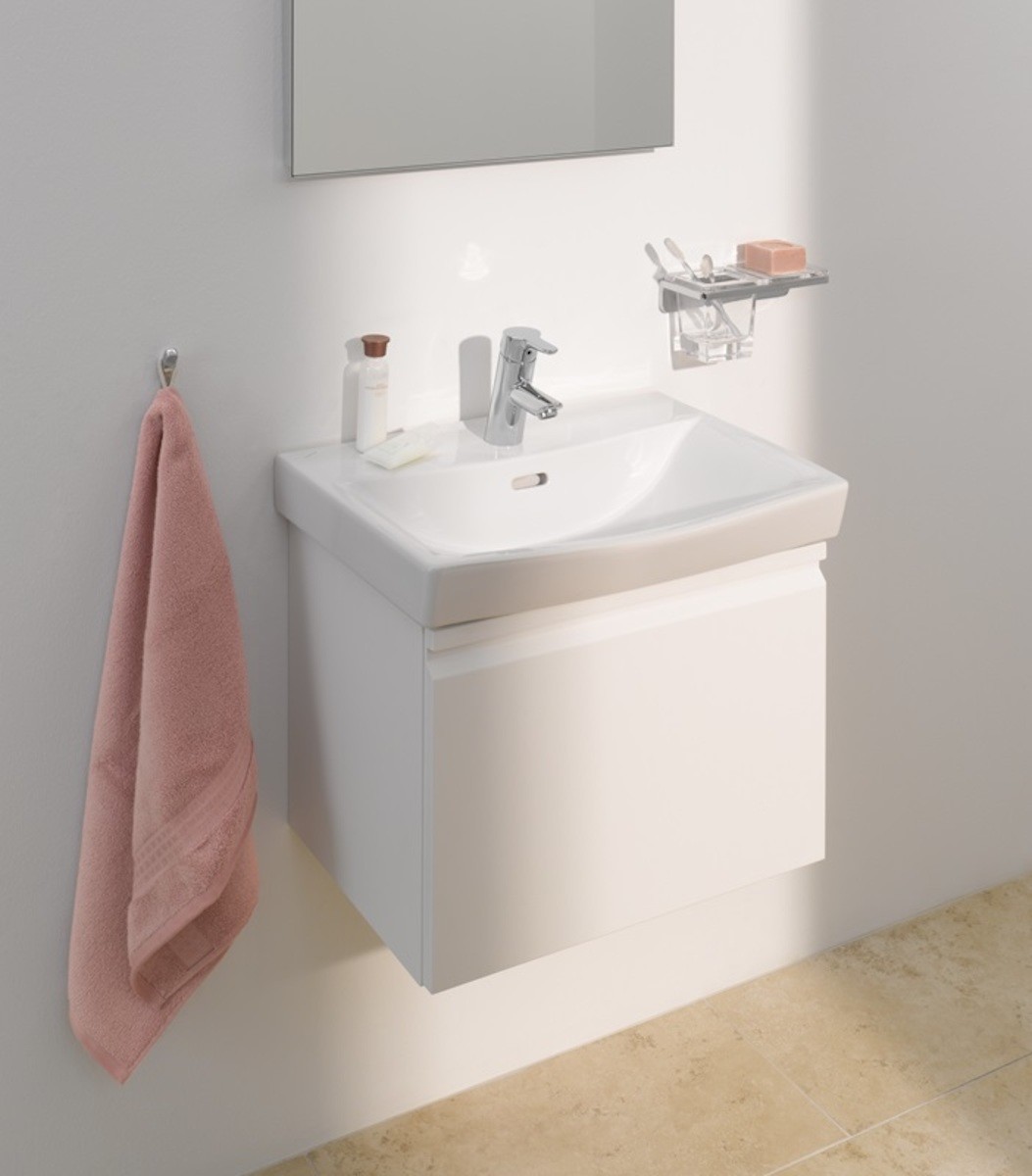 E-shop Koupelnová skříňka pod umyvadlo Laufen Pro Nordic 55x37x39 cm bílá 8303.7.095.463.1