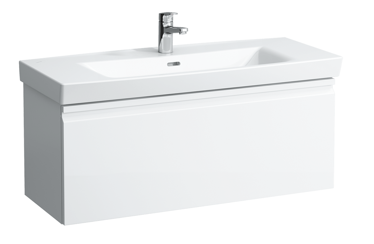 E-shop Koupelnová skříňka pod umyvadlo Laufen Pro Nordic 97x45x37,2 cm bílá 8315.7.095.463.1
