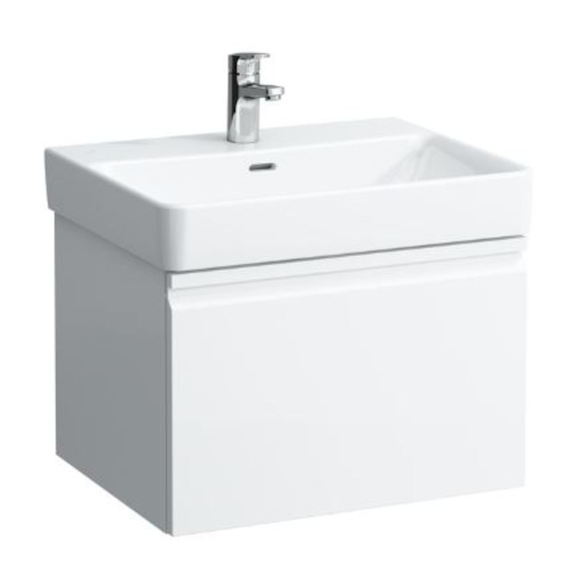 E-shop Koupelnová skříňka pod umyvadlo Laufen Pro S 57x45x39 cm bílá lesk H4833710964751