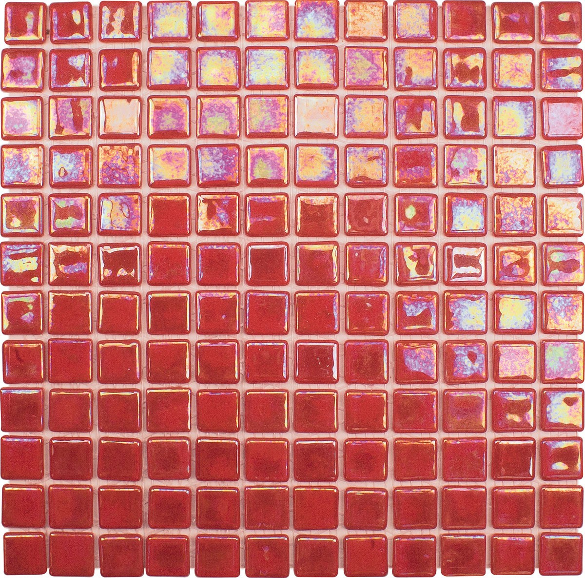 E-shop Skleněná mozaika Mosavit Acquaris červená 30x30 cm lesk ACQUARISPA