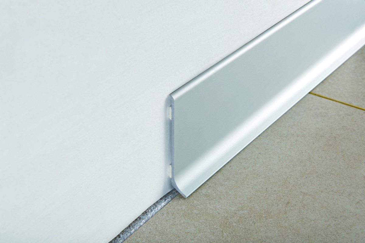 E-shop Soklová lišta Progress Profile stříbrná, délka 200 cm, výška 6 cm, BTAA60