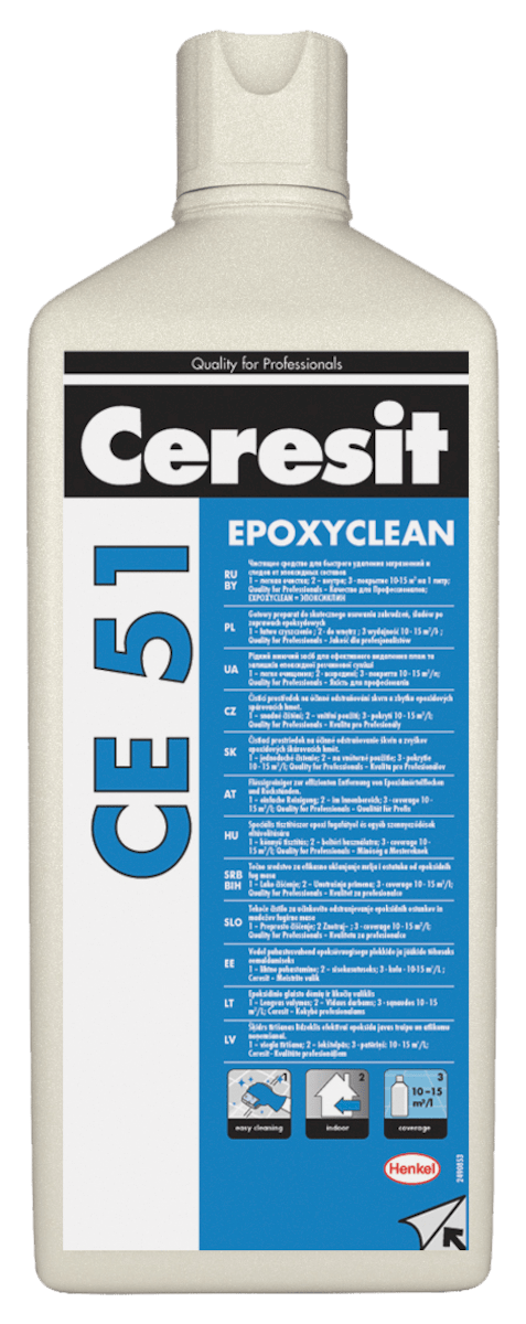 E-shop Čistič Ceresit CE 51 EpoxyClean 1 litr CE511