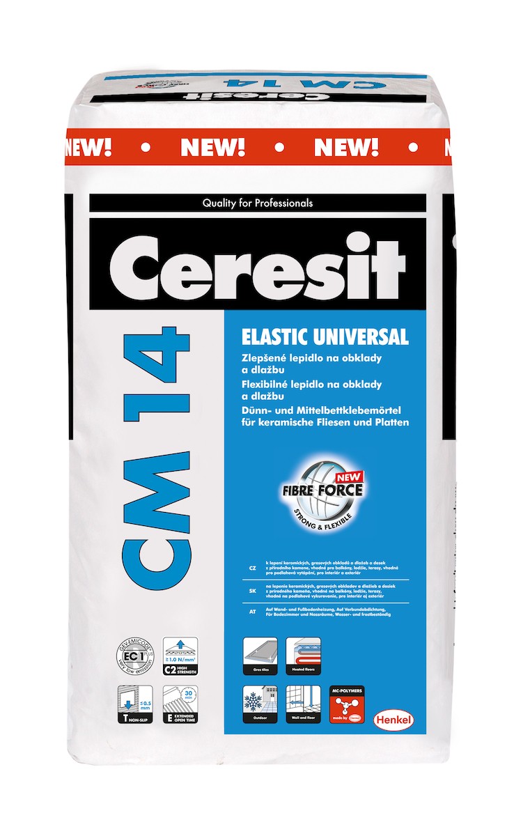 E-shop Lepidlo Ceresit CM 14 šedá 25 kg C2TE CM1425