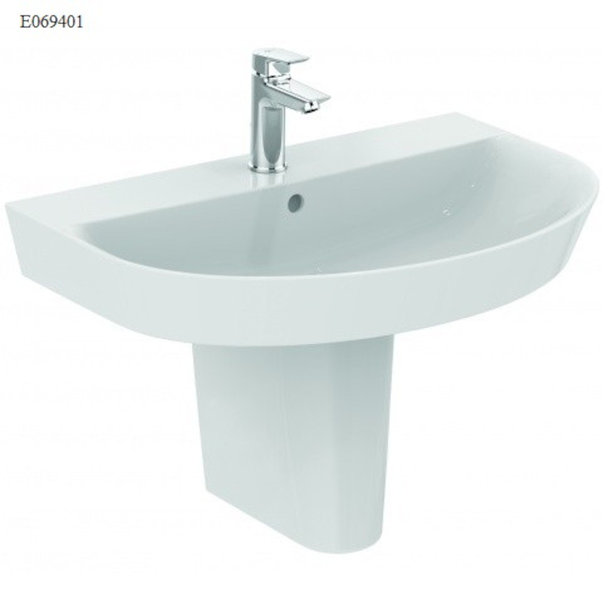 Umyvadlo Ideal Standard Connect Air 60x46 cm otvor pro baterii uprostřed E069401