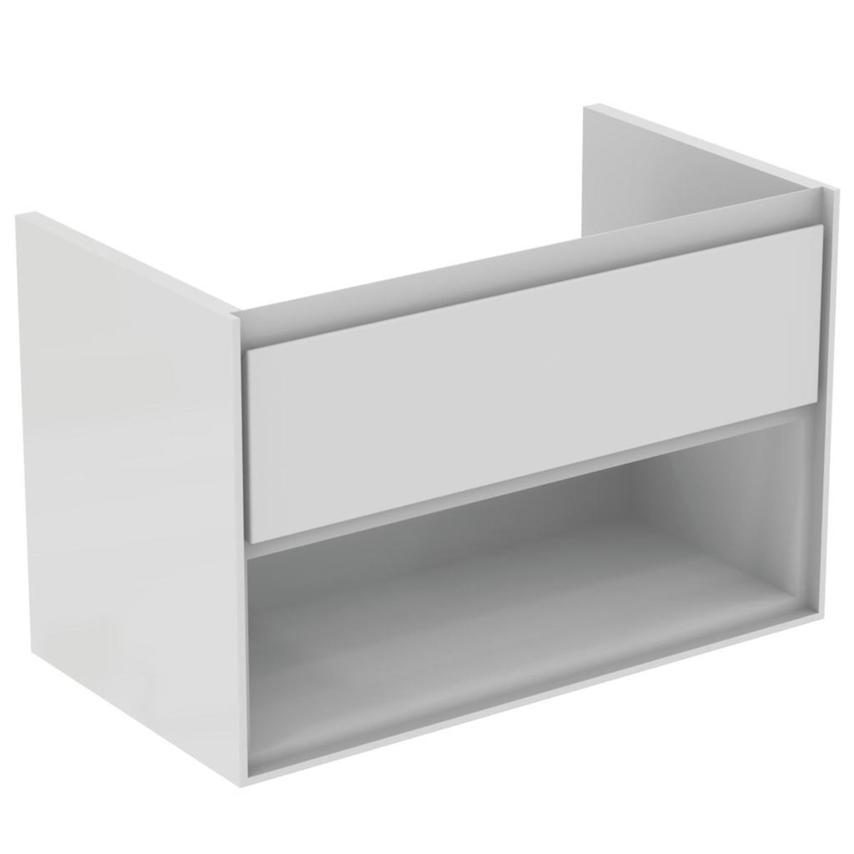 E-shop Koupelnová skříňka pod umyvadlo Ideal Standard Connect Air 80x44x51,7 cm světlé dřevo/světlá hnědá mat E0827UK