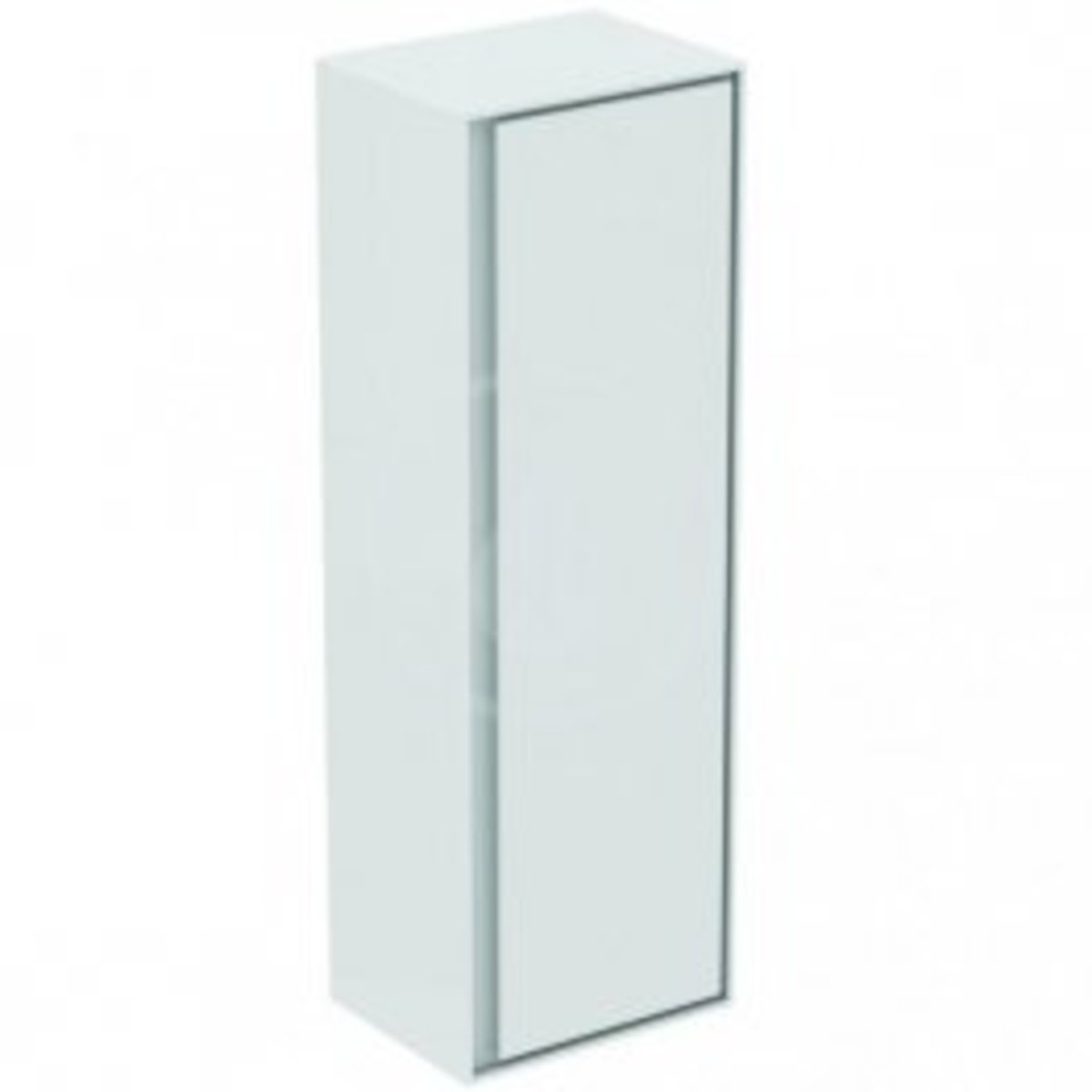 E-shop Koupelnová skříňka vysoká Ideal Standard Connect Air 40x30x120 cm bílá lesk/světle šedá mat E0834KN