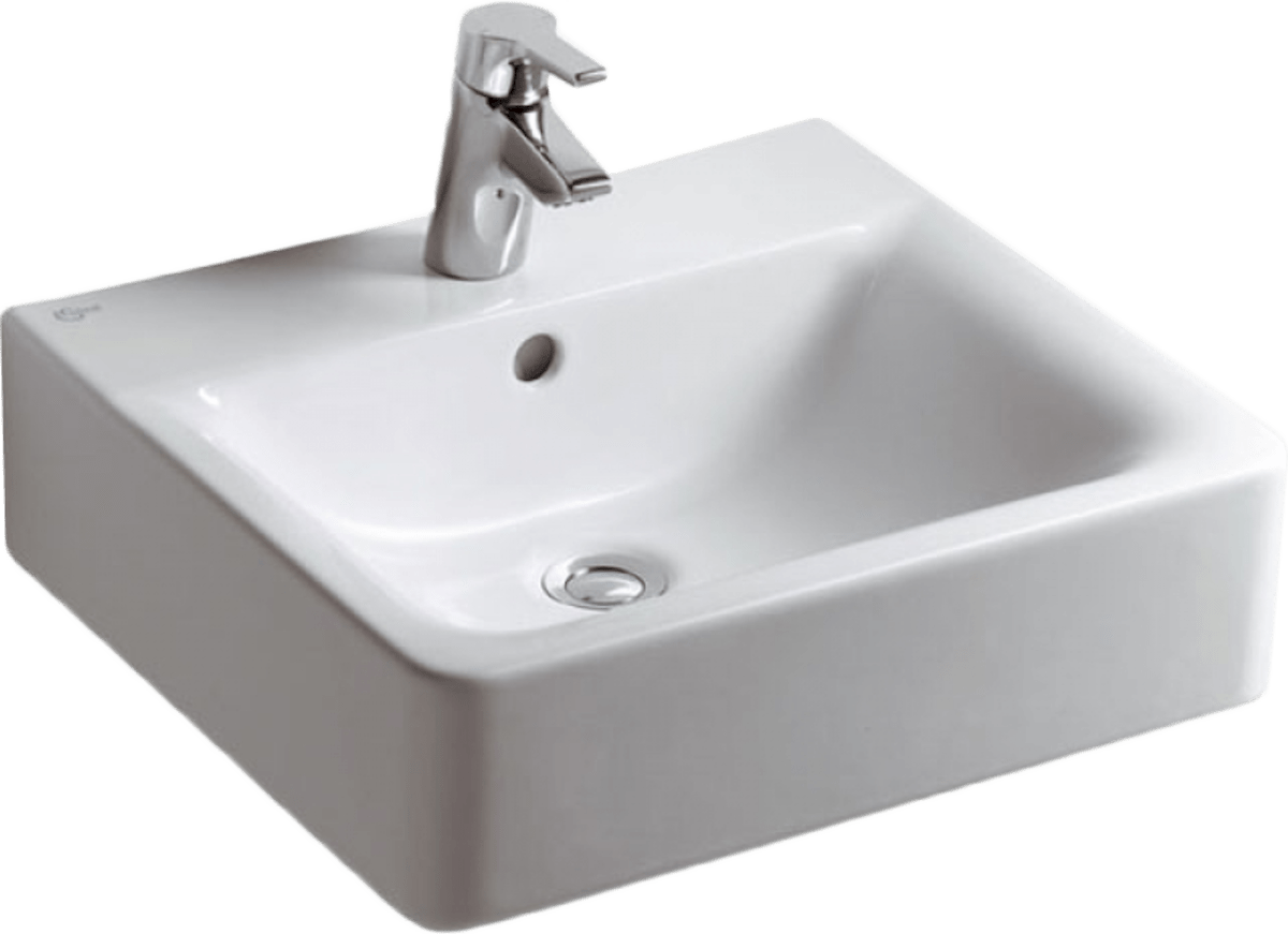 Umyvadlo Ideal Standard Connect 50x46 cm otvor pro baterii uprostřed E713801