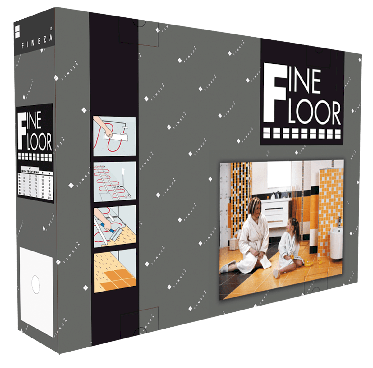 E-shop Teplá dlažba Fineza Fine Floor 1,8-2,8 m2 FFB