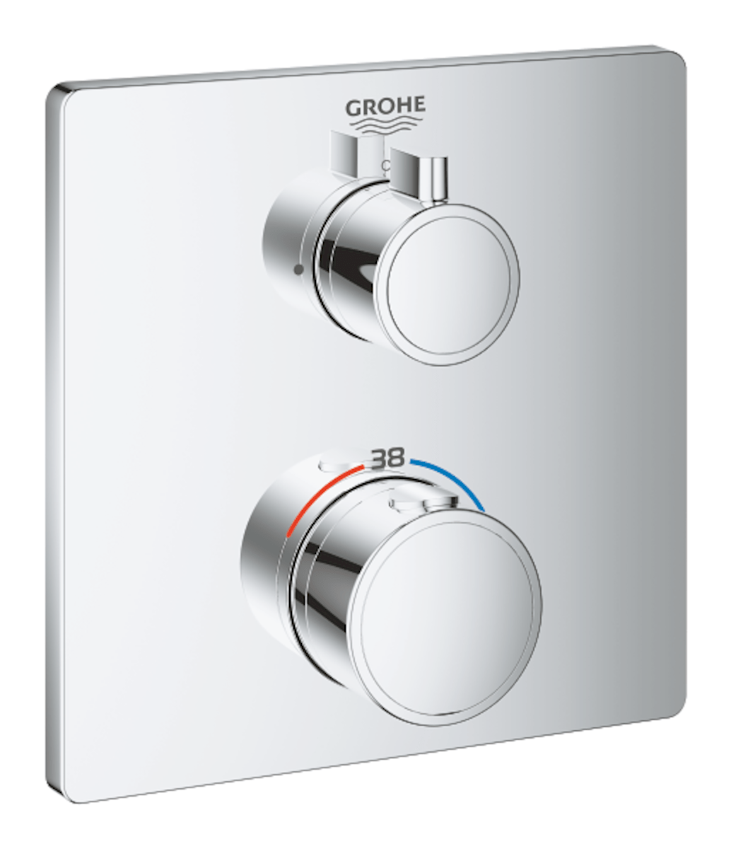 Termostat Grohe Grohtherm bez podomítkového tělesa chrom 24078000