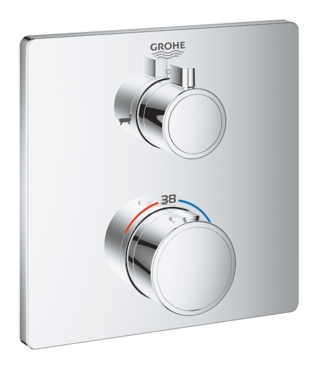 Termostat Grohe Grohtherm bez podomítkového tělesa chrom 24080000