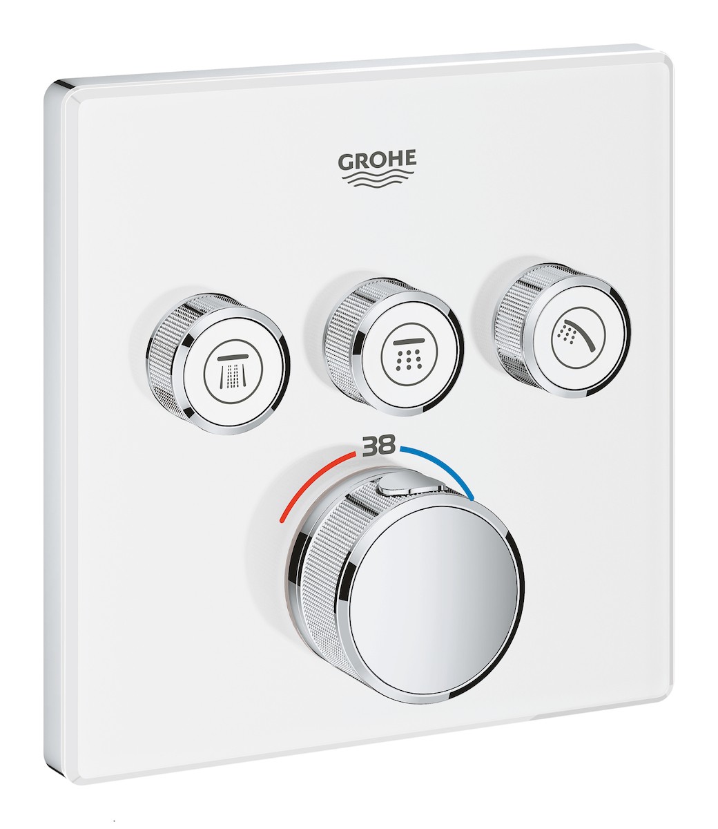 Termostat Grohe Smart Control s termostatickou baterií Moon White, Yang White 29157LS0