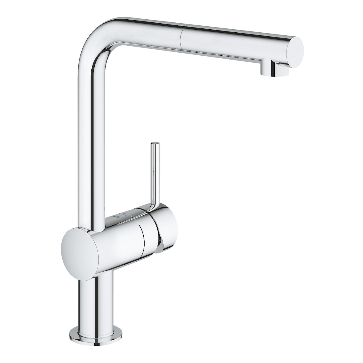 Dřezová baterie Grohe Minta s vytahovací sprškou nízkotlaká chrom 31397000