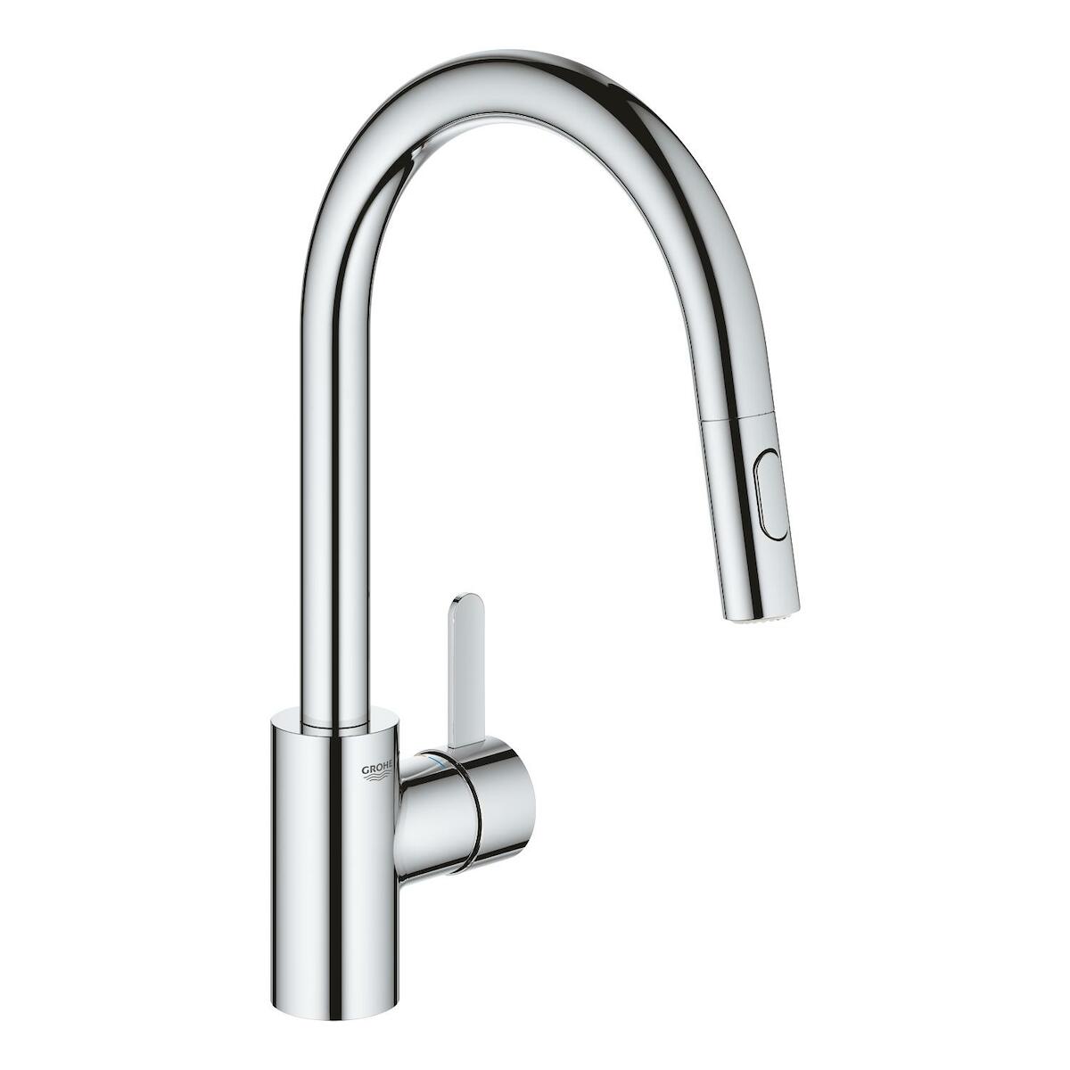 Dřezová baterie Grohe Eurosmart Cosmopolitan s vytahovací sprškou chrom 31481001