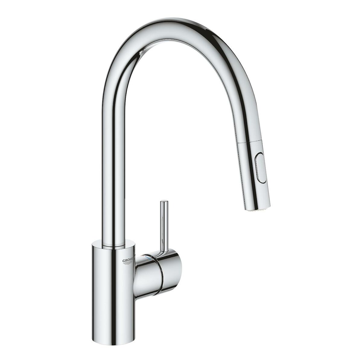 Dřezová baterie Grohe Concetto New s vytahovací sprškou chrom 31483002