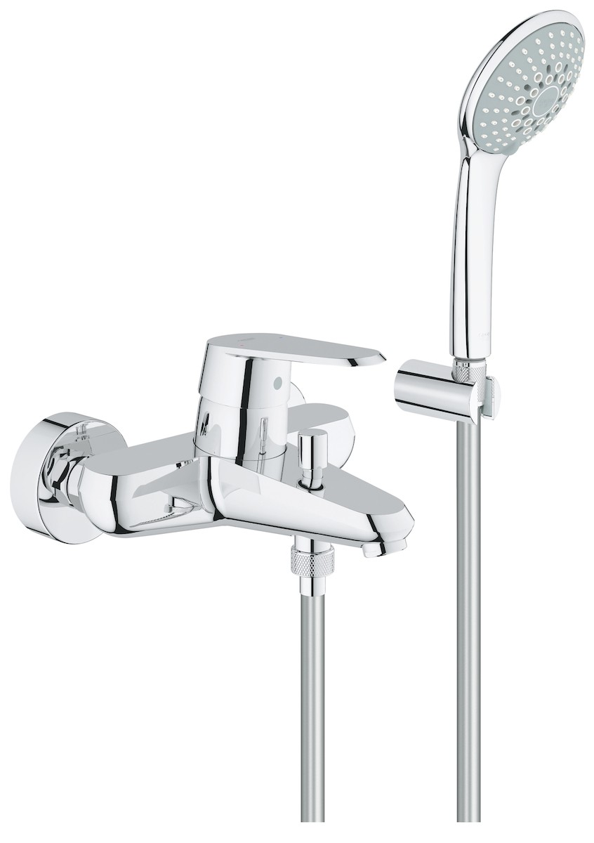 Vanová baterie Grohe Eurodisc se sprchovým setem chrom 33395002