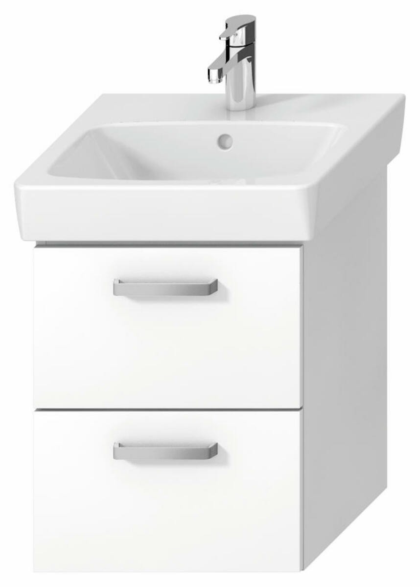 E-shop Koupelnová skříňka pod umyvadlo Jika Lyra Plus Viva 44x40,1x55 cm bílá H40J3824023001
