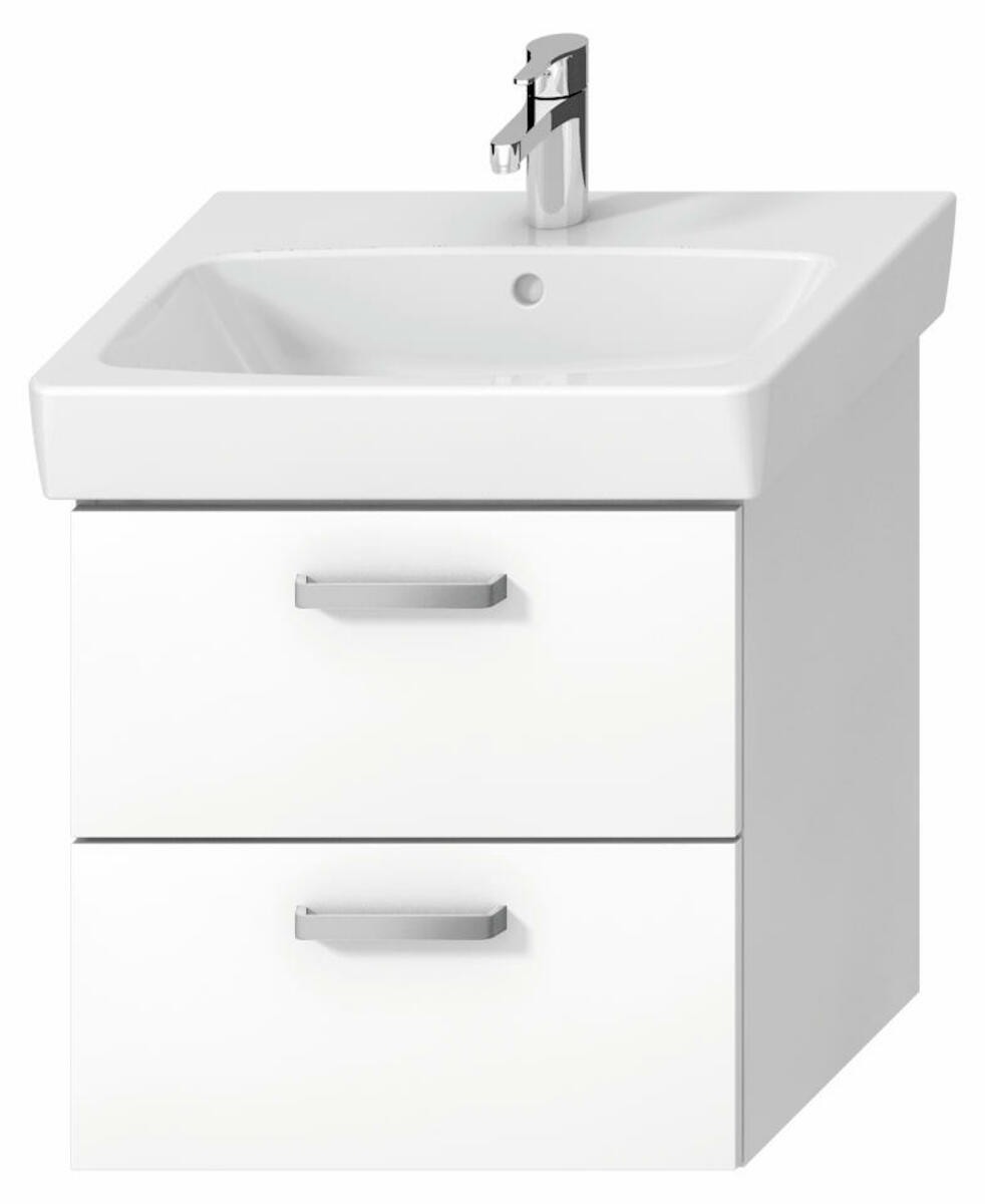 E-shop Koupelnová skříňka pod umyvadlo Jika Lyra Plus Viva 54x41,6x55 cm bílá H40J3844023001