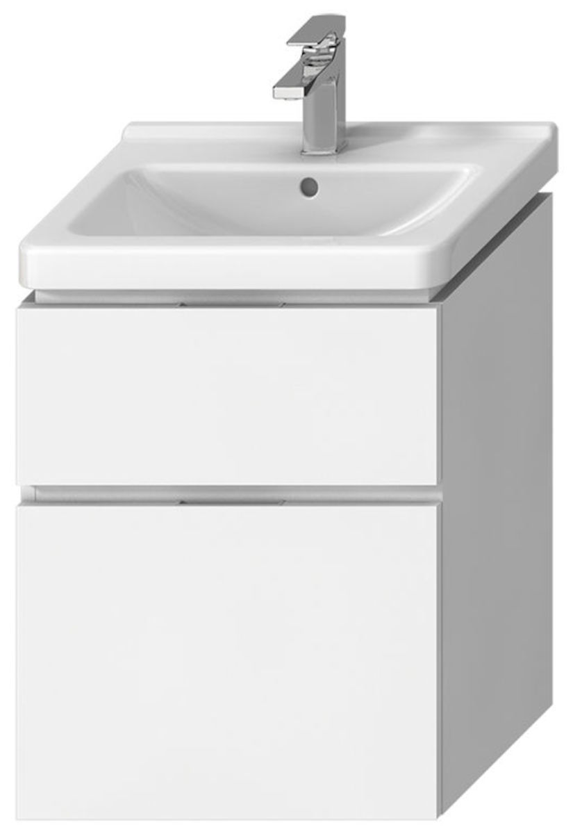 E-shop Koupelnová skříňka pod umyvadlo Jika Cubito 59x43,1x68,3 cm bílá H40J4234025001