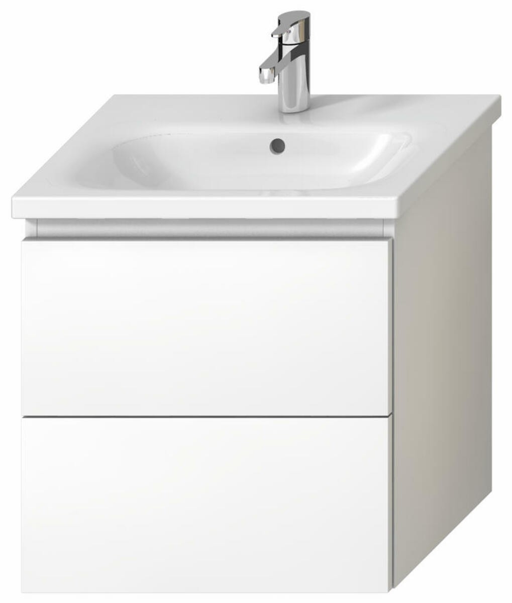 E-shop Koupelnová skříňka pod umyvadlo Jika Mio-N 57x44,5x58,8 cm bílá H40J7144015001