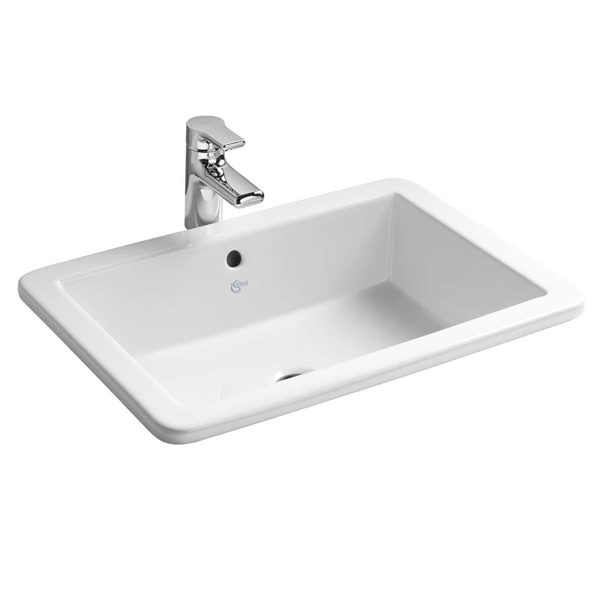 Zápustné umyvadlo Ideal Standard Strada 59,5x43,5 cm bez otvoru pro baterii K078001