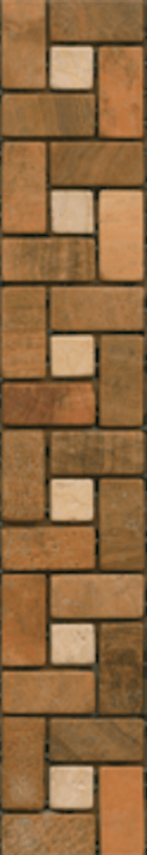 E-shop Listela Premium Mosaic Stone oranžová 5x30 cm mat L4STMOSMIX1