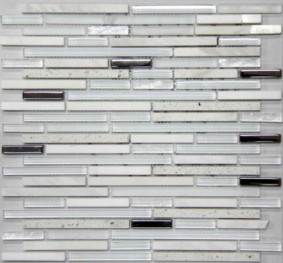 E-shop Kamenná mozaika Mosavit Lluvia blanco 30x30 cm mat / lesk LLUVIABL
