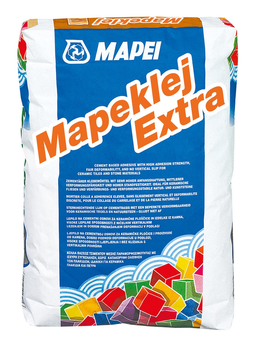 E-shop Lepidlo Mapei Mapeklej Extra šedá 25 kg C1 MAPEKLEJEXTRA