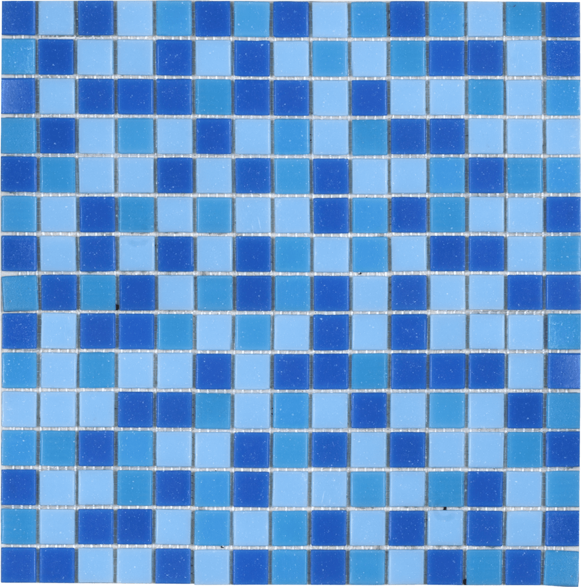E-shop Skleněná mozaika Premium Mosaic modrá 33x33 cm mat MOS20MIX1HM