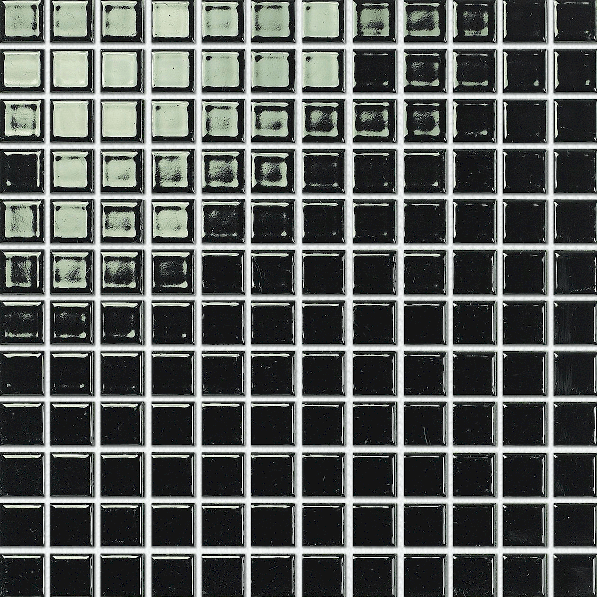 E-shop Keramická mozaika Premium Mosaic černá 30x30 cm lesk MOS23BK