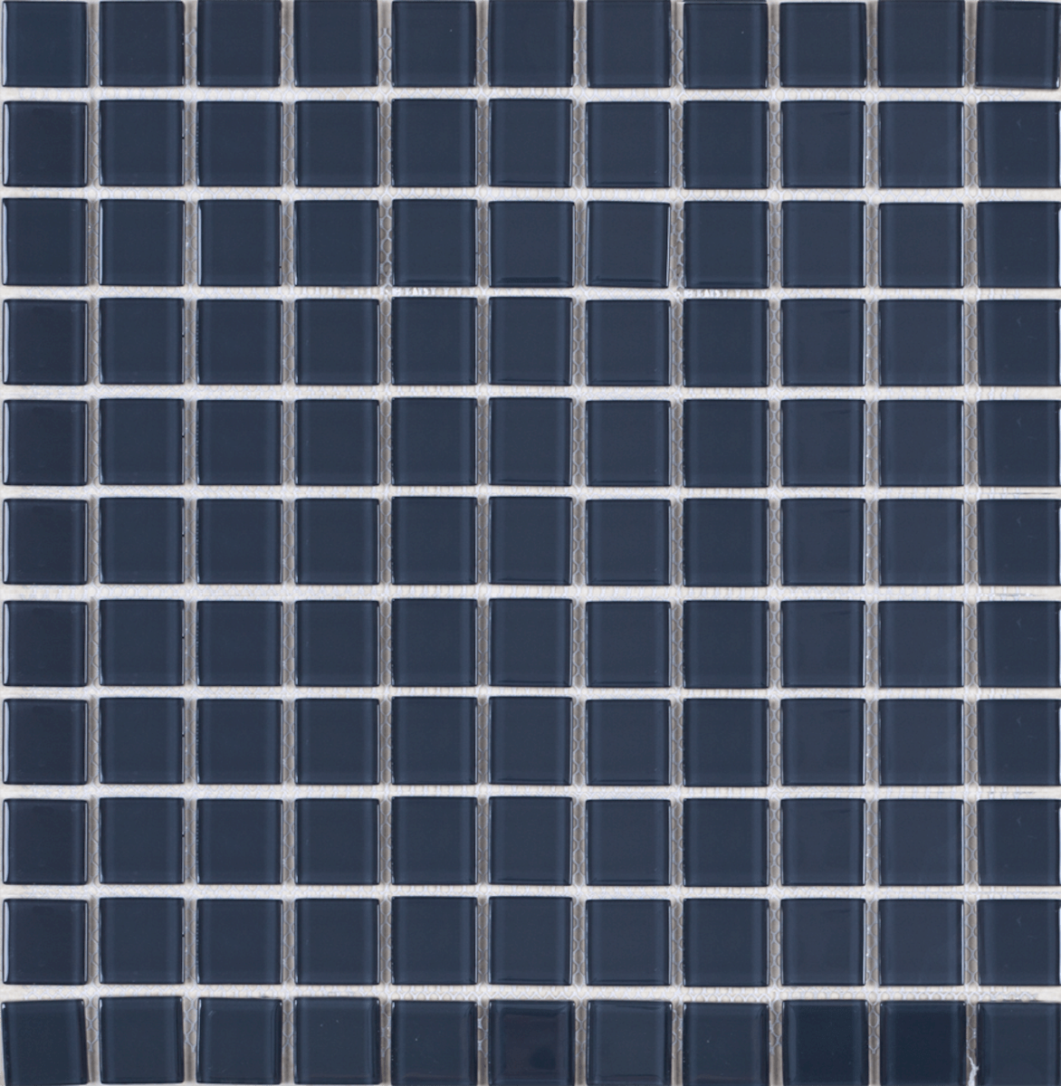 E-shop Skleněná mozaika Premium Mosaic tmavě šedá 30x30 cm lesk MOS25DGY