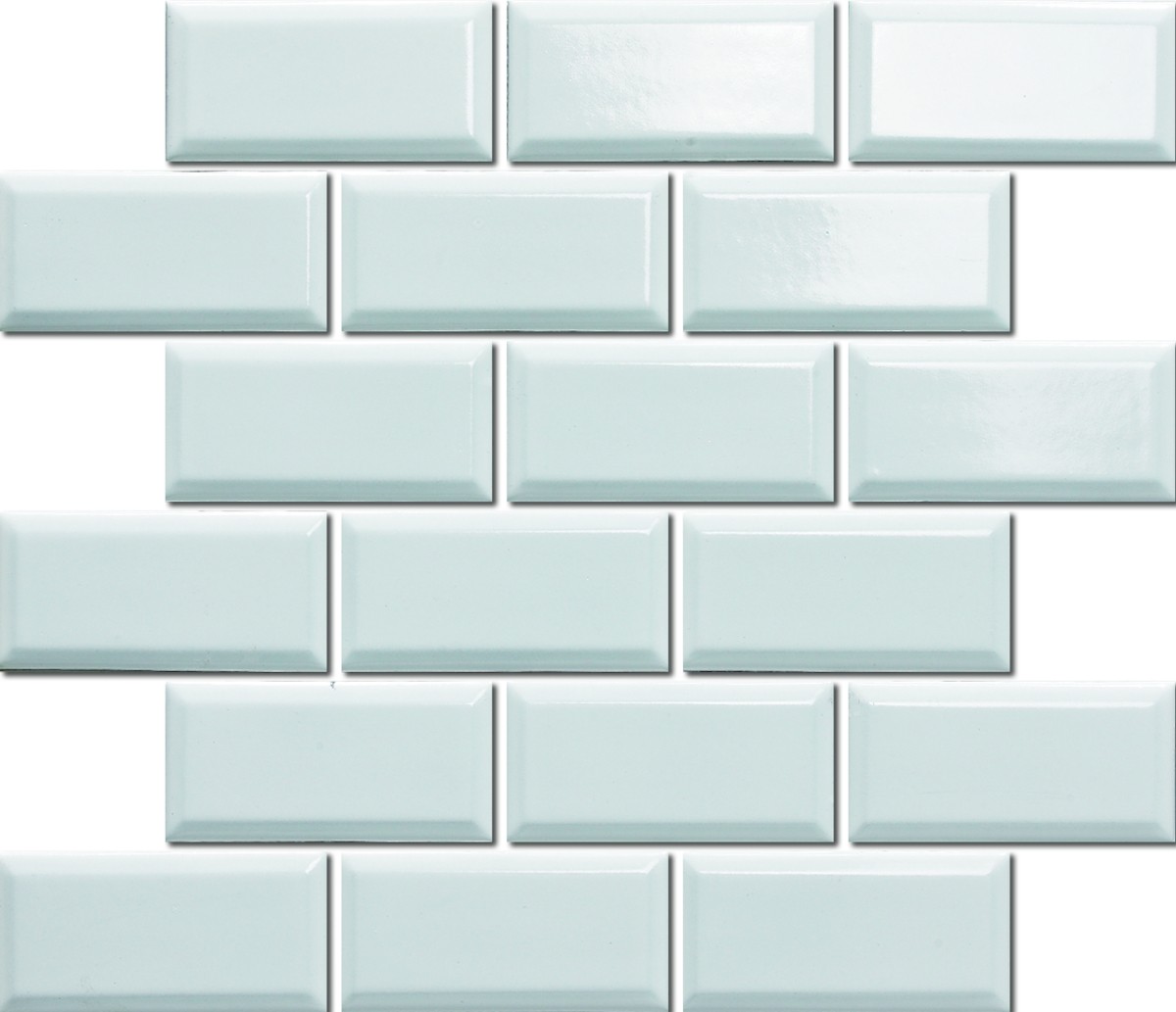 E-shop Keramická mozaika Premium Mosaic bílá 30x30 cm lesk MOS4595WH