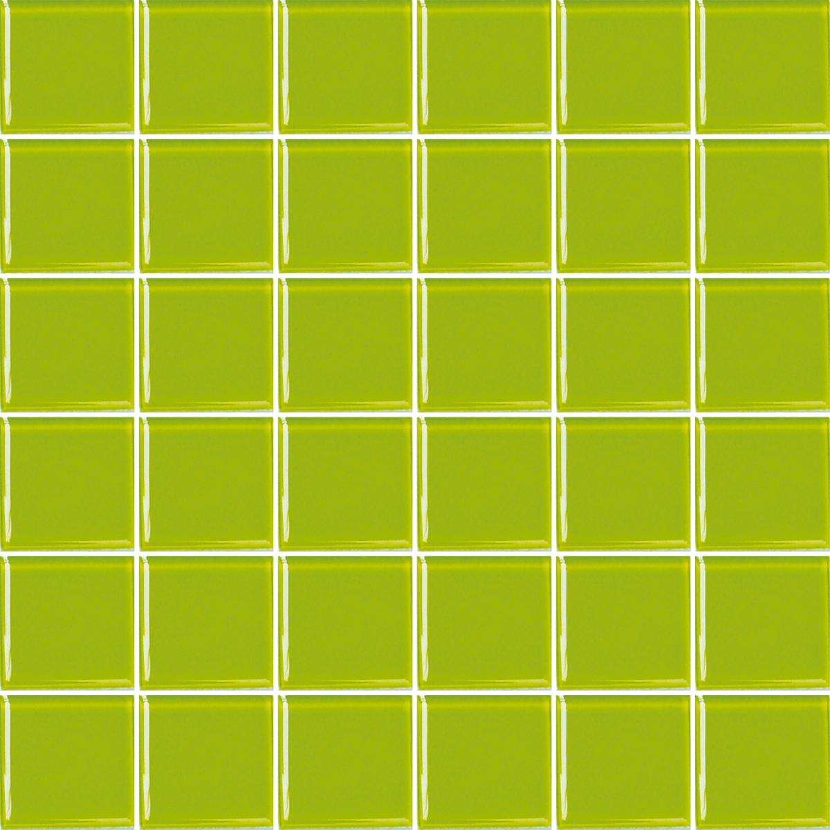E-shop Skleněná mozaika Premium Mosaic zelená 31x31 cm lesk MOS50PI