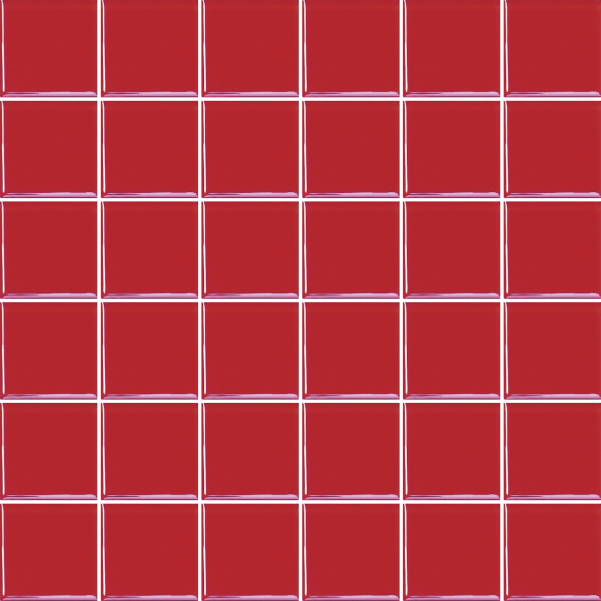 E-shop Skleněná mozaika Premium Mosaic červená 31x31 cm lesk MOS50RE