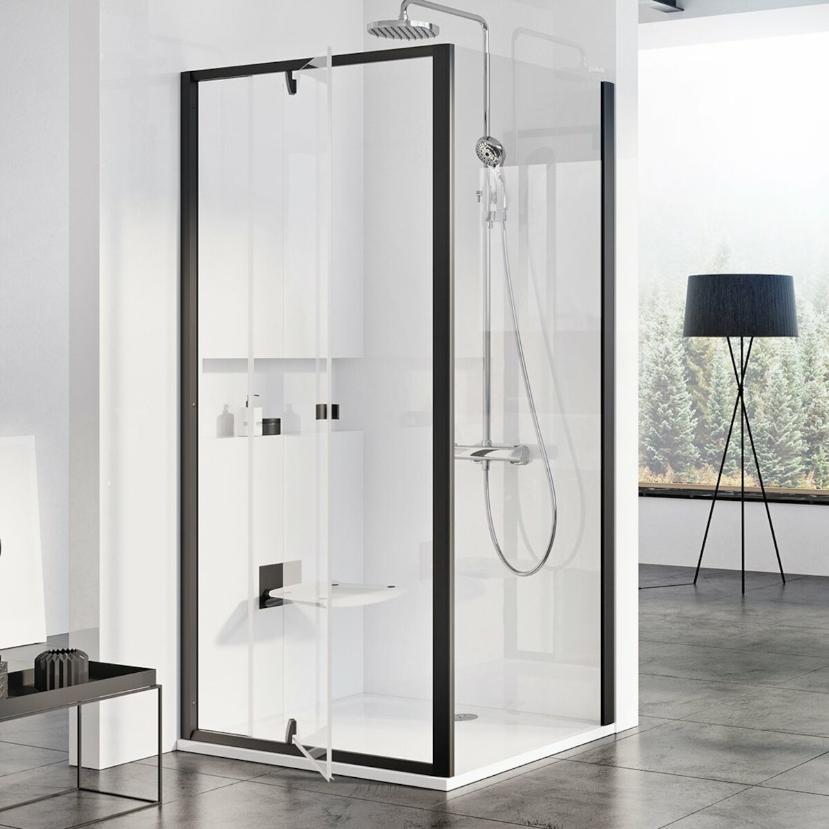 E-shop Boční zástěna ke sprchovým dveřím 100 cm Ravak Pivot 90GA0300Z1