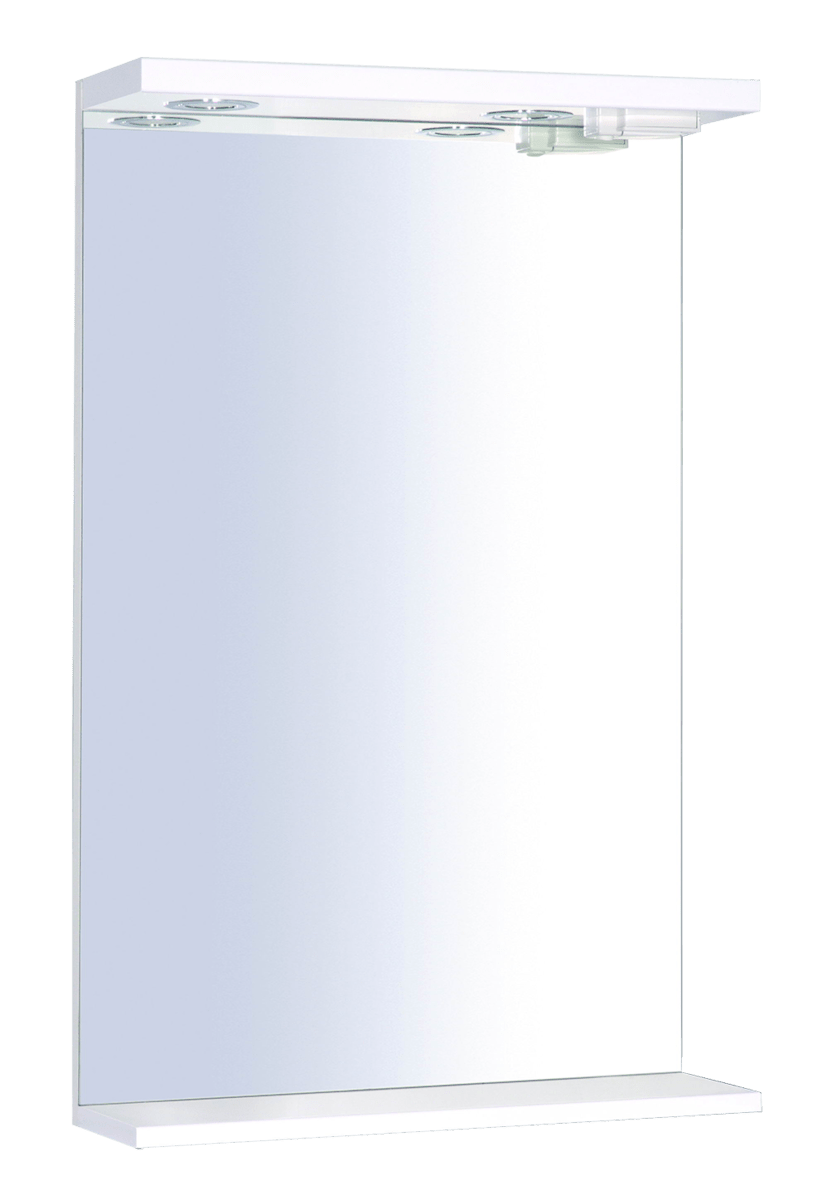 E-shop Zrcadlo s osvětlením Keramia Pro 50x80 cm bílá PROZRCK50IP