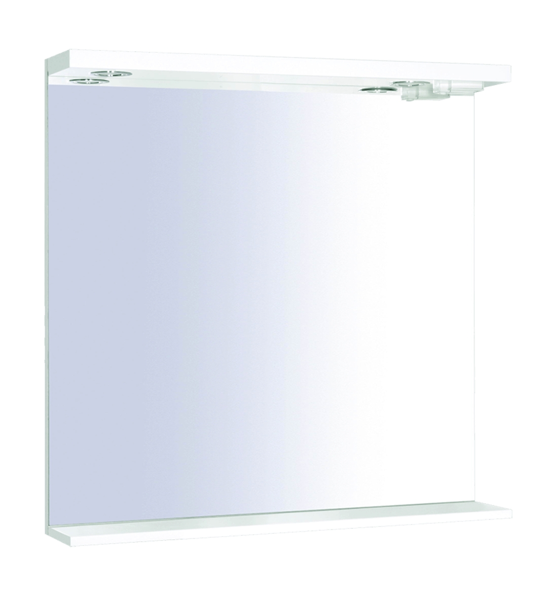 E-shop Zrcadlo s osvětlením Keramia Pro 70x80 cm bílá PROZRCK70IP