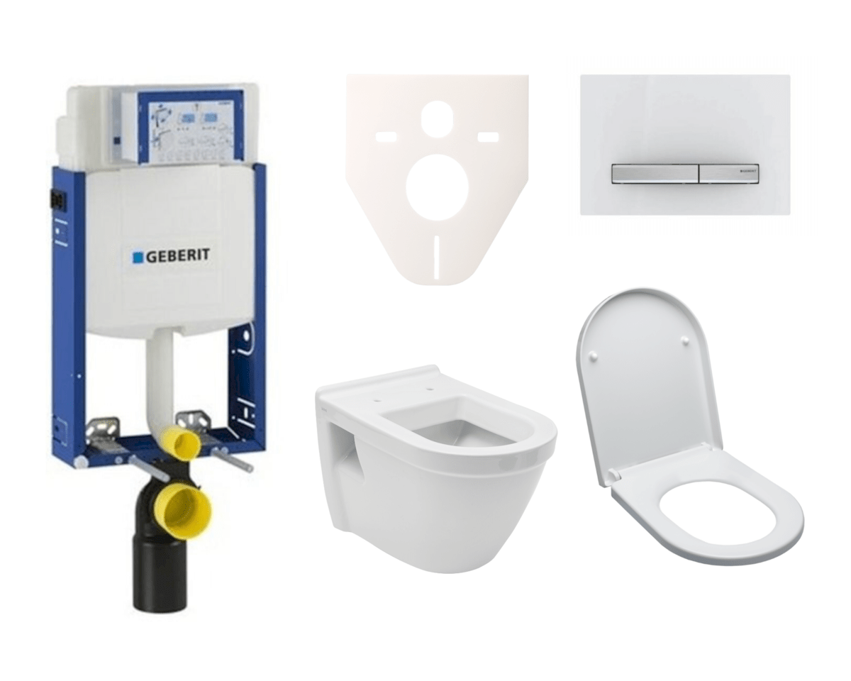 E-shop Cenově zvýhodněný závěsný WC set Geberit k zazdění + WC Integra vč. sedátka SIKOGE2V8