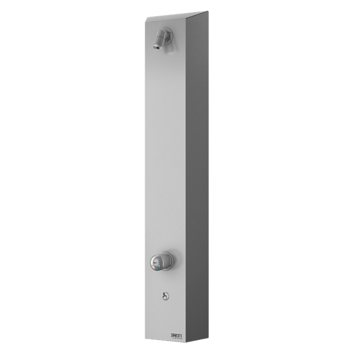 E-shop Sprchový panel Sanela na stěnu s vypínačem nerez SLSN02PB
